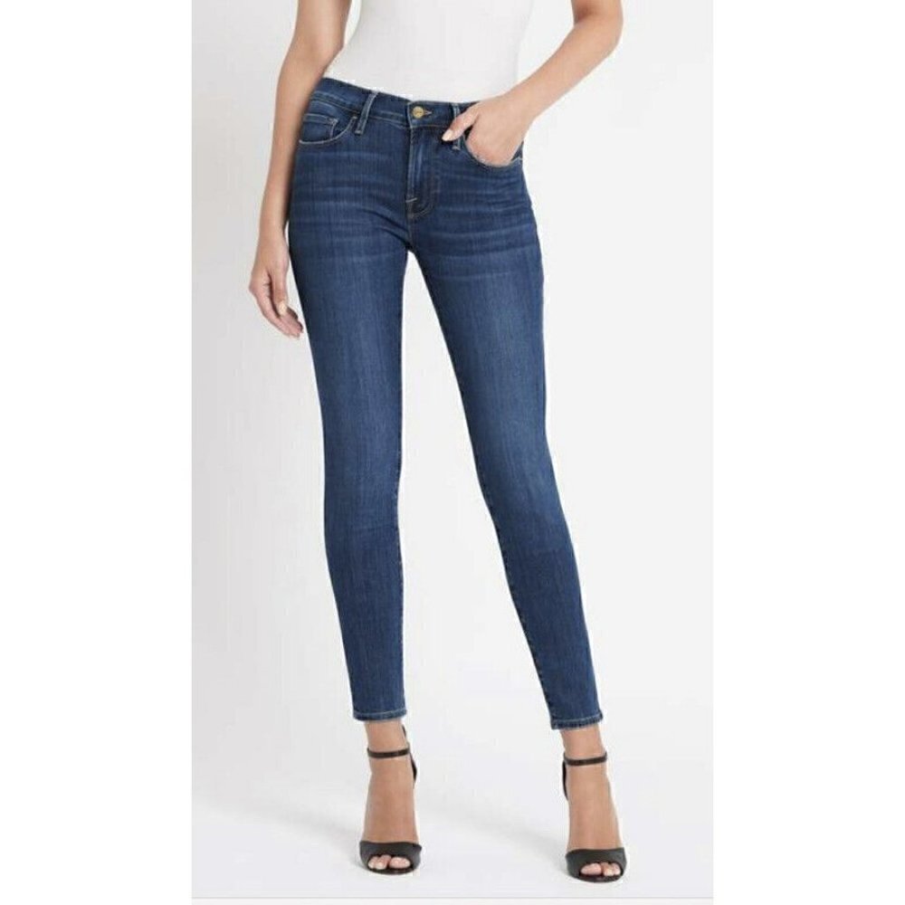 Frame Denim Ali High Rise Cigarette Prescott Wash Women's Sz 28 Jeans
